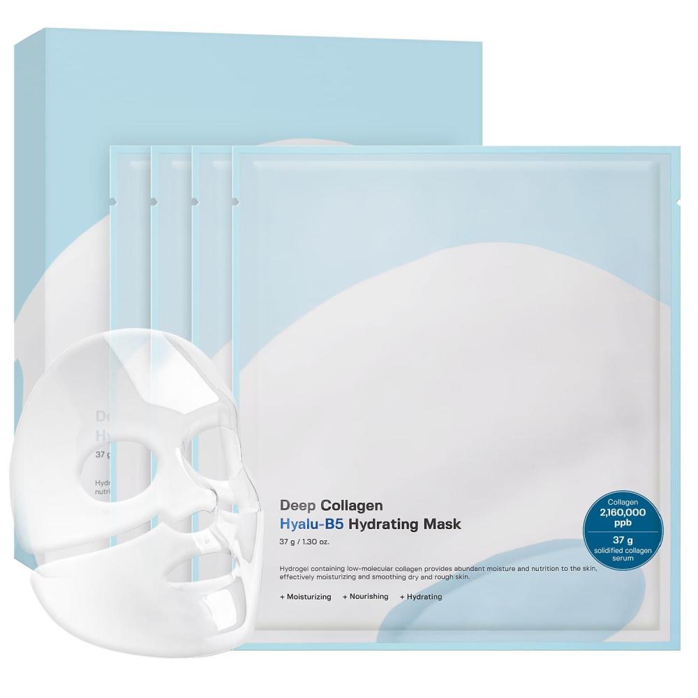 imageSUNGBOON EDITOR Deep Collagen HyaluB5 Overnight Mask Hydrating Mask for Wrinkle CareampBarrier Repair 2160000PPB CollagenHyaluronic AcidPanthenol Korean Skincare4ea Valentines Day Gifts for WomanHyaluB5