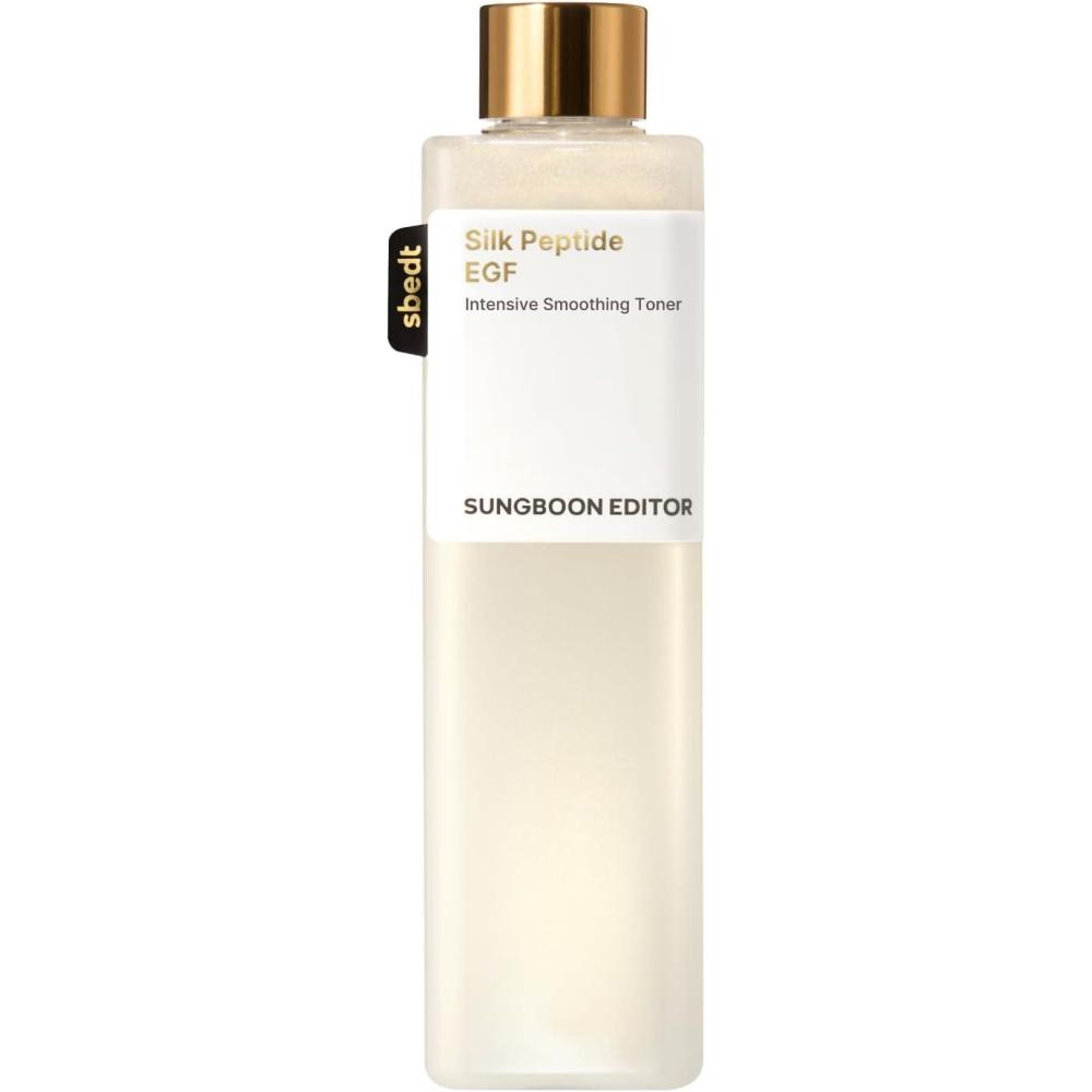 imageSUNGBOON EDITOR Silk Peptide EGF Facial Toner with Copper Peptides for Sensitive Skin  Moisture amp Smoothing Care for fine Lines  FirmLooking Radiance  Korean Skincare 1014 fl oz1014 Fl Oz Pack of 1