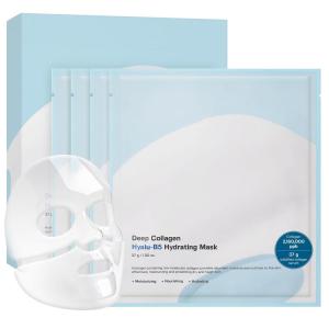 SUNGBOON EDITOR Deep Collagen Hyalu-B5 Overnight Mask Hydrating Mask for Wrinkle Care&Barrier Repair 2,160,000PPB Collagen+Hyaluronic Acid+Panthenol Korean Skincare,4ea Valentines Day Gifts for Woman(Hyalu-B5)