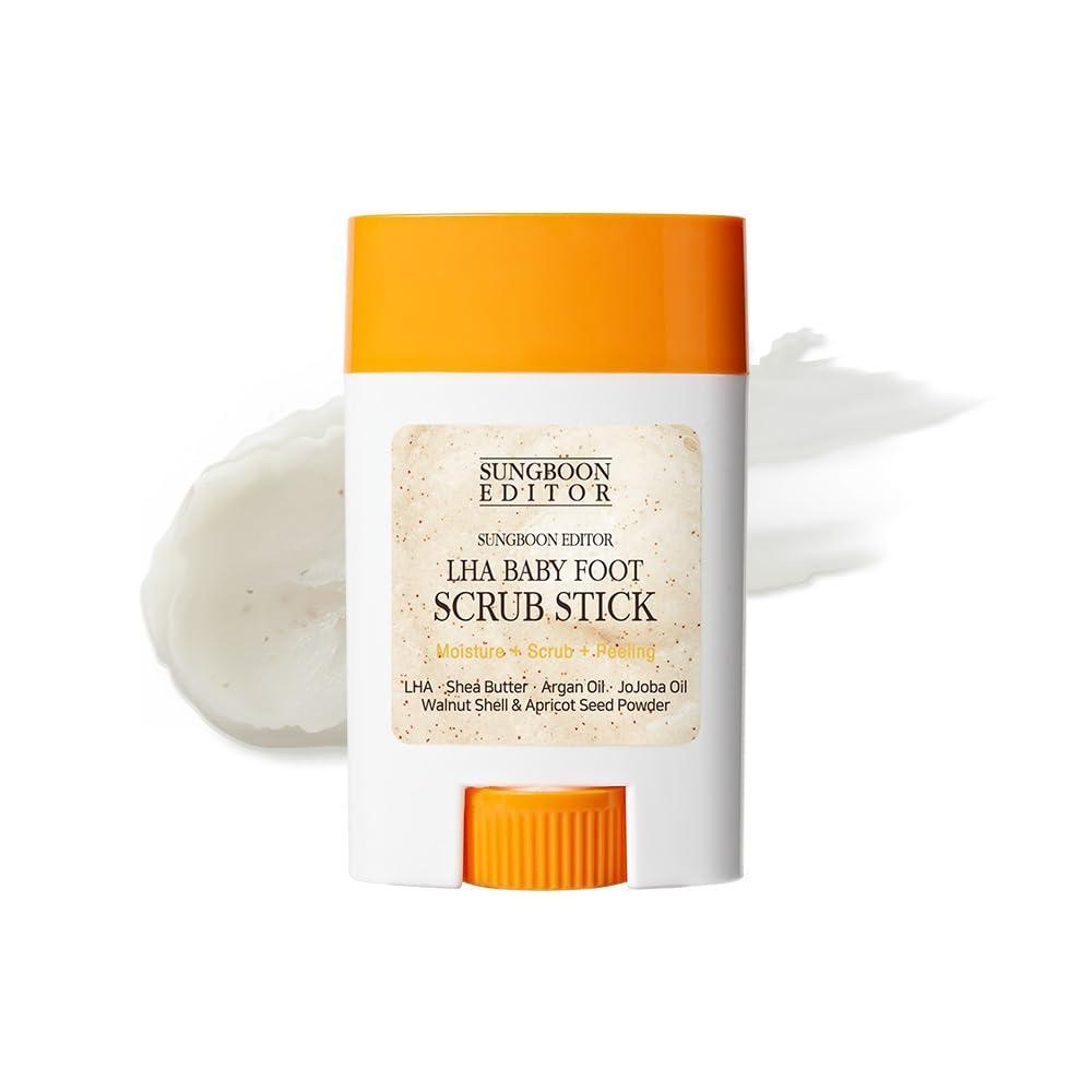 imageSUNGBOON EDITOR LHA Baby Foot Scrub Stick Exfoliant foot LHA chemical peeling with no peeloff remover No peelingoff foot mask Remove dead skin gently  Korean skincare