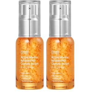 SUNGBOON EDITOR Active Marine Astaxanthin Serum | Niacinamide, Tranexamic Acid, Hyaluronic Acid, Hydrating Serum for Even Skin Tone, Korean Skin Care, 30ml,1.01 fl.oz (Pack of 2)(1.01 Fl Oz (Pack of 2))