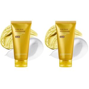 SUNGBOON EDITOR Kojic Turmeric Capsule Brightening Cleanser for Uneven Spots, Acne-prone Skin & Blackhead | Low pH Gentle Gel Face Wash | Kojic Acid & Niacinamide | Korean Skincare (Pack of 2)(4.23 Fl Oz (Pack of 2))