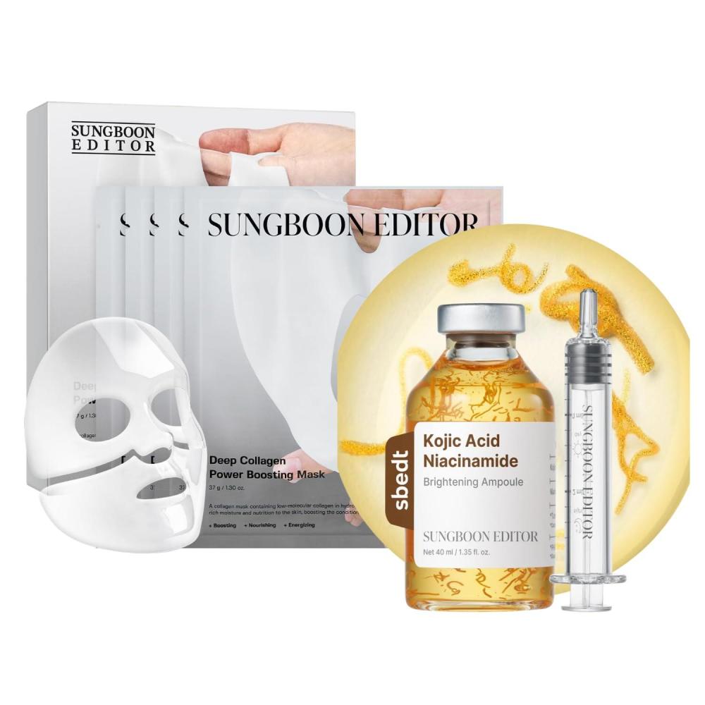 imageSUNGBOON EDITOR Kojic Acid Niacinamide Brightening  Collagen Overnight Mask  Gifts for women