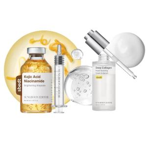 SUNGBOON EDITOR Kojic Acid Niacinamide Brightening Ampoule | SUNGBOON EDITOR Deep Collagen Serum | Gifts for women