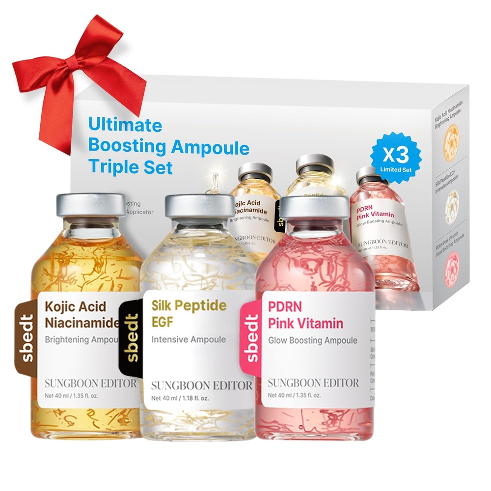 image:imageSUNGBOON EDITOR Glow Intensive Hometox Trio Copper Peptide PDRN amp Kojic Acid Radiance amp Glow Boosting Care for Dull Uneven Skin Dark Spots amp Wrinkles Korean Skincare Gift Set for woman