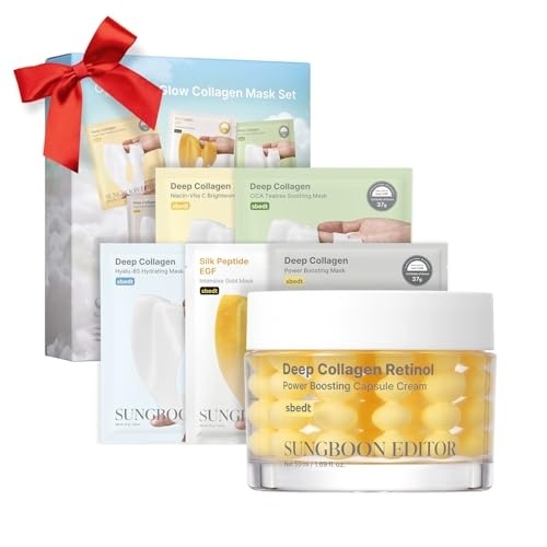 image:imageSUNGBOON EDITOR Overnight Recovery Glow Duo Set Overnight Glow Set  Capsule Cream Korean Skincare Gift Set for Women