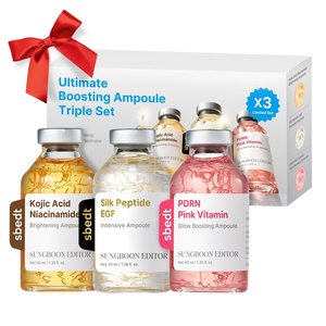 SUNGBOON EDITOR Glow Intensive Hometox Trio, Copper Peptide, PDRN & Kojic Acid, Radiance & Glow Boosting Care for Dull, Uneven Skin, Dark Spots & Wrinkles, Korean Skincare Gift Set for woman