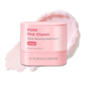 SUNGBOON EDITOR Pink PDRN & Volufiline Multi Balm Stick, Niacinamide, Collagen Wrinkle Stick, All-in-One Plumping & Hydrating Balm for Face, Eyes & Neck, Dewy Glow Skin, 0.35 Oz(0.35 Ounce (Pack of 1))