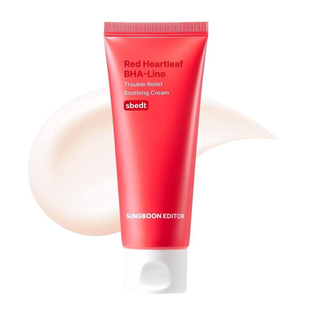 image:imageSUNGBOON EDITOR Red Heartleaf BHALino Trouble Relief Soothing Cream 50ml