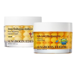 SUNGBOON EDITOR Toy Story 5 Capsule Cream Duo, Kojic Acid Niacinamide Cream & Deep Collagen Retinol Cream, 1.69 fl oz Each