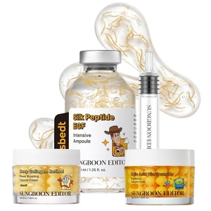 SUNGBOON EDITOR Toy Story 5 Complete Skincare Set, Kojic Acid Niacinamide Capsule Cream, Intensive Silk Peptide EGF Ampoule & Deep Collagen Retinol Capsule Cream