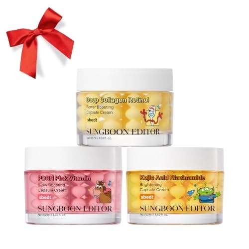 image:imageSUNGBOON EDITOR Capsule Cream Trio Deep Collagen Cream Kojic Cream amp PDRN Cream TOY STORY 5 EDITION