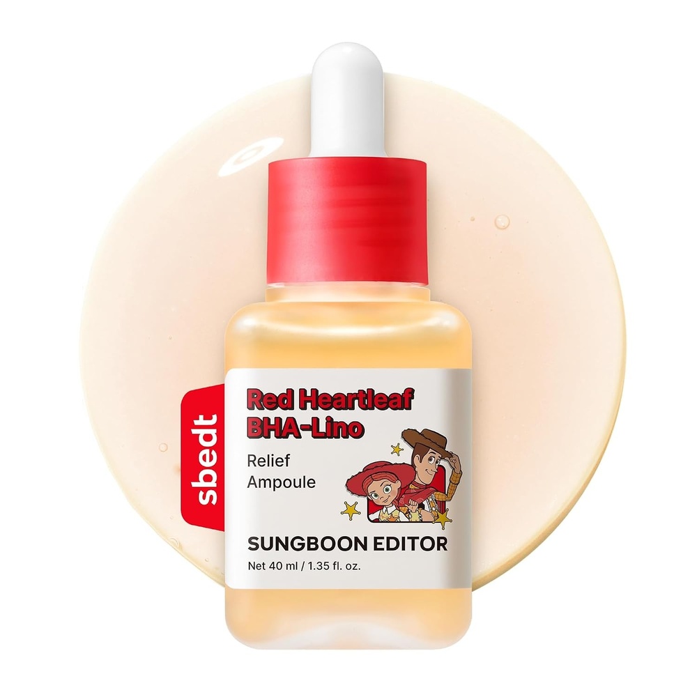image:imageSUNGBOON EDITOR Red Heartleaf BHALino Relief Ampoule TOY STORY 5 EDITION135 fl ozRed HeartleafToy Story 5