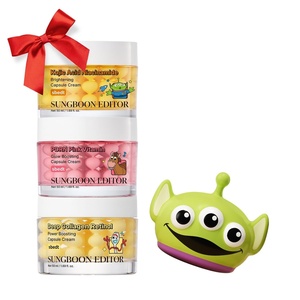 SUNGBOON EDITOR Toy Story 5 Skincare Gift Set, Deep Collagen Retinol + PDRN Pink Vitamin Glow + Kojic Acid Niacinamide Capsule Creams, 1.69 fl oz Each & Alien Squishy