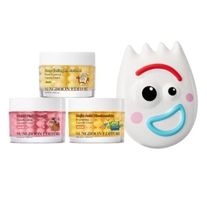 SUNGBOON EDITOR Toy Story 5 Skincare Gift Set, Deep Collagen Retinol + PDRN Pink Vitamin Glow + Kojic Acid Niacinamide Capsule Creams, 1.69 fl oz Each & Forky Squishy