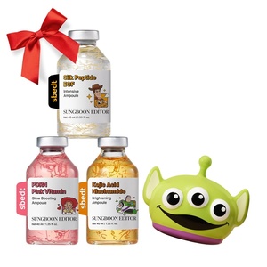SUNGBOON EDITOR Toy Story 5 Skincare Gift Set, Silk Peptide EGF + PDRN + Kojic Acid Ampoules, 1.35 fl oz Each & Alien Squishy
