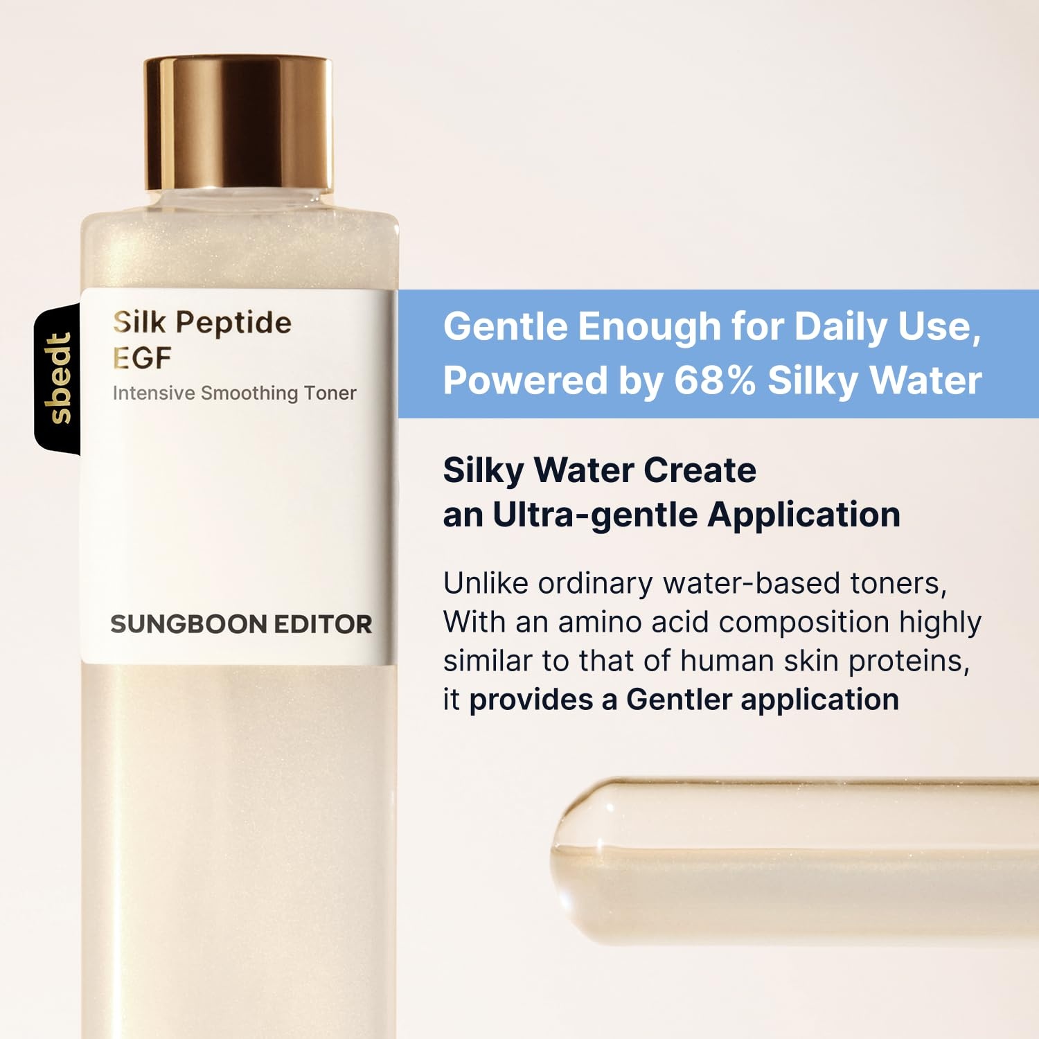 image:imageSUNGBOON EDITOR Intensive FirmLooking Duo Silk Peptide EGF Toner Eye Cream Korean Skincare Gift Set for Women