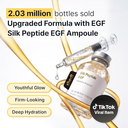 image:imageSUNGBOON EDITOR Silk Peptide EGF Skincare Set Firming Toner 1014oz Deep Collagen Ampoule 135oz amp Daily Invisible Blurring Sunscreen SPF 40 169oz AntiAging amp Pore Primer 3Piece Bundle
