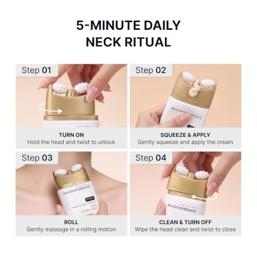 image:imageSUNGBOON EDITOR Lift amp Sculpt Duo Silk Peptide EGF Ampoule Peanut Ball Neck Gua Sha Cream For Smoother FirmerLooking Face amp Neck